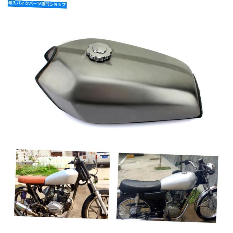 タンク Honda CG250 CG125S CLASSIC 9L 2.4 GAL用カフェレーサーカスタムガス燃料タンクキャップセット Cafe Racer Custom Gas Fuel Tank Cap Set for