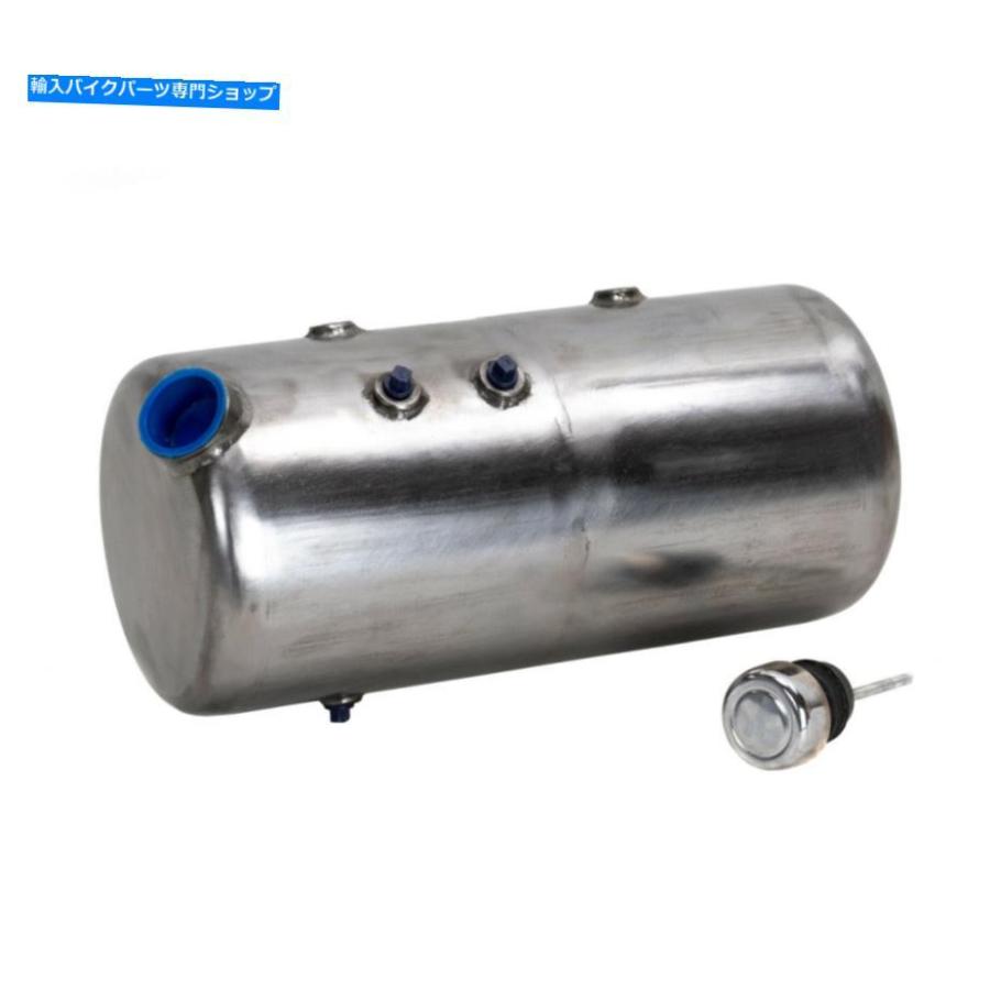 タンク Ultima生ラウンドオイルタンクサイドフィルユニバーサルハーレーリジッドチョッパーボバーカスタム Ultima Raw Round