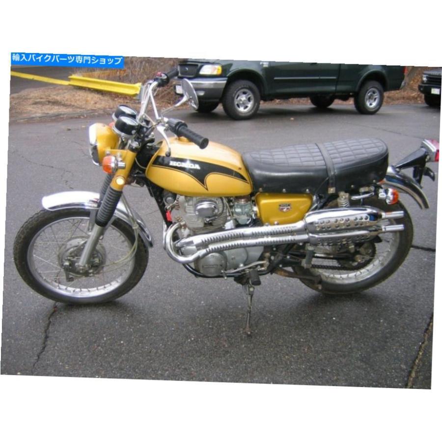 タンク ホンダCL350K3 CL 350スクランブラガス燃料タンクストライプ