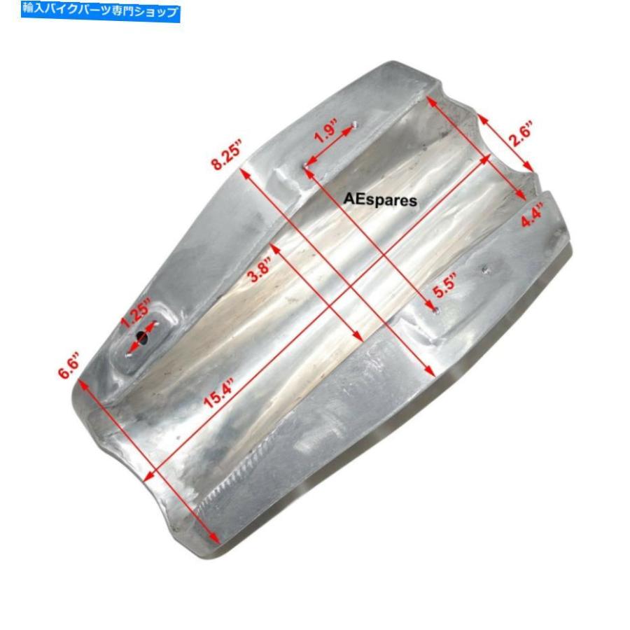 タンク ガソリンガス燃料タンクアルミ製YAMAHA YZ125 ECS Petrol Gas Fuel Tank Aluminium Fits
