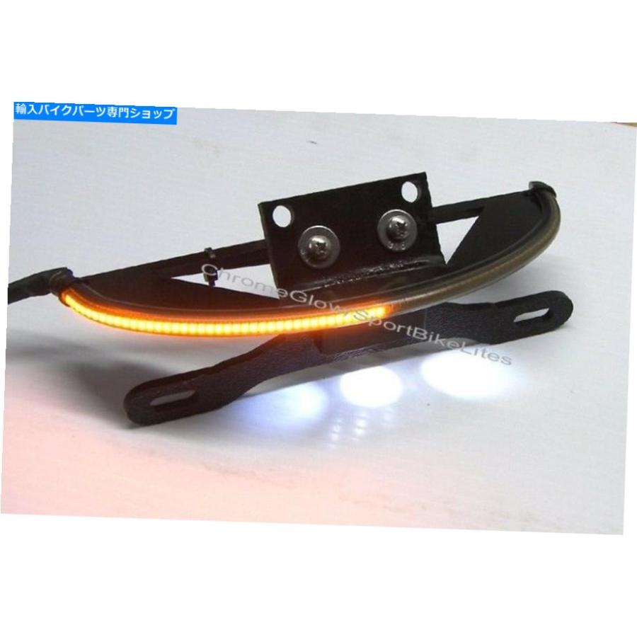 史上一番安い ウインカー ヤマハボルトLEDフェンダーエリミネーターターン信号ライトバー タグマウント クリアレンズ Yamaha