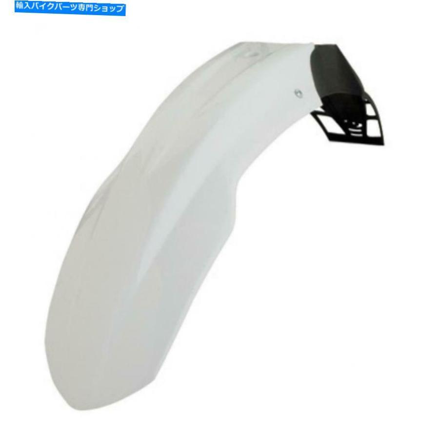 フロントフェンダー Polisport UFXフリーフローフロントフェンダーホワイト - フィット：Husqvarna FS 450 2021 Polisport UFX Free Flow Front Fende