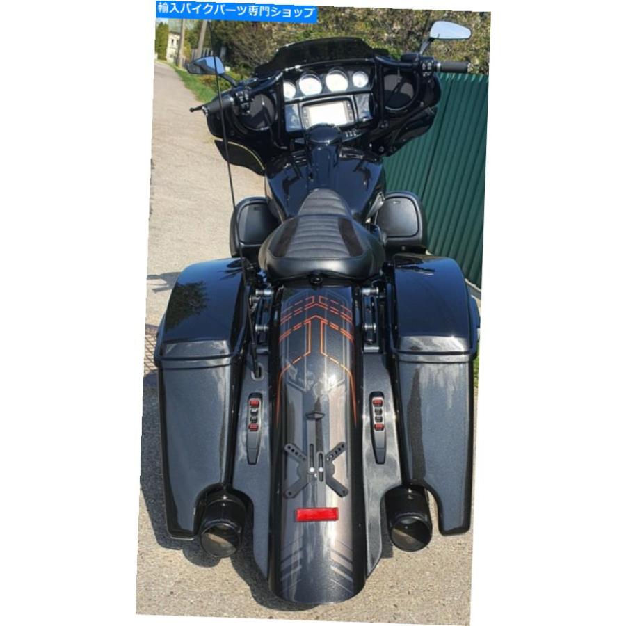 リアフェンダー Harley Davidson Touring 2014 2020のストレッチリアフェンダーのボルト Bolt on