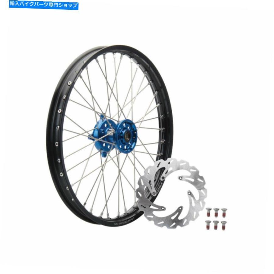 ホイール TUSK影響完全な前輪パッケージ21 x 1.60黒いリム/シルバー