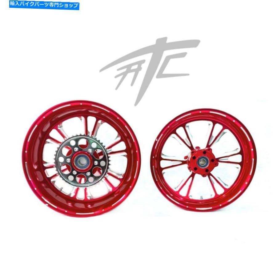 ホイール Ninja 240太ったタイヤキャンディレッドコントラストバンドー