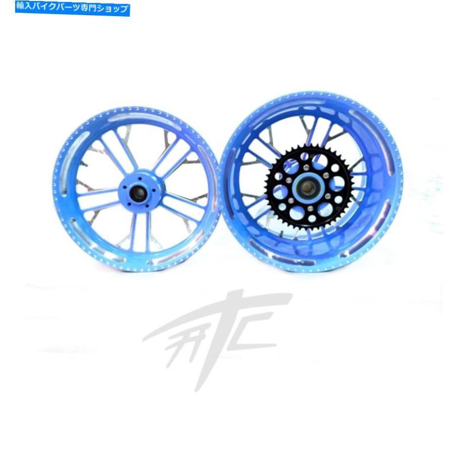 ホイール 忍者240太ったタイヤキャンディーブルーコントラストカット