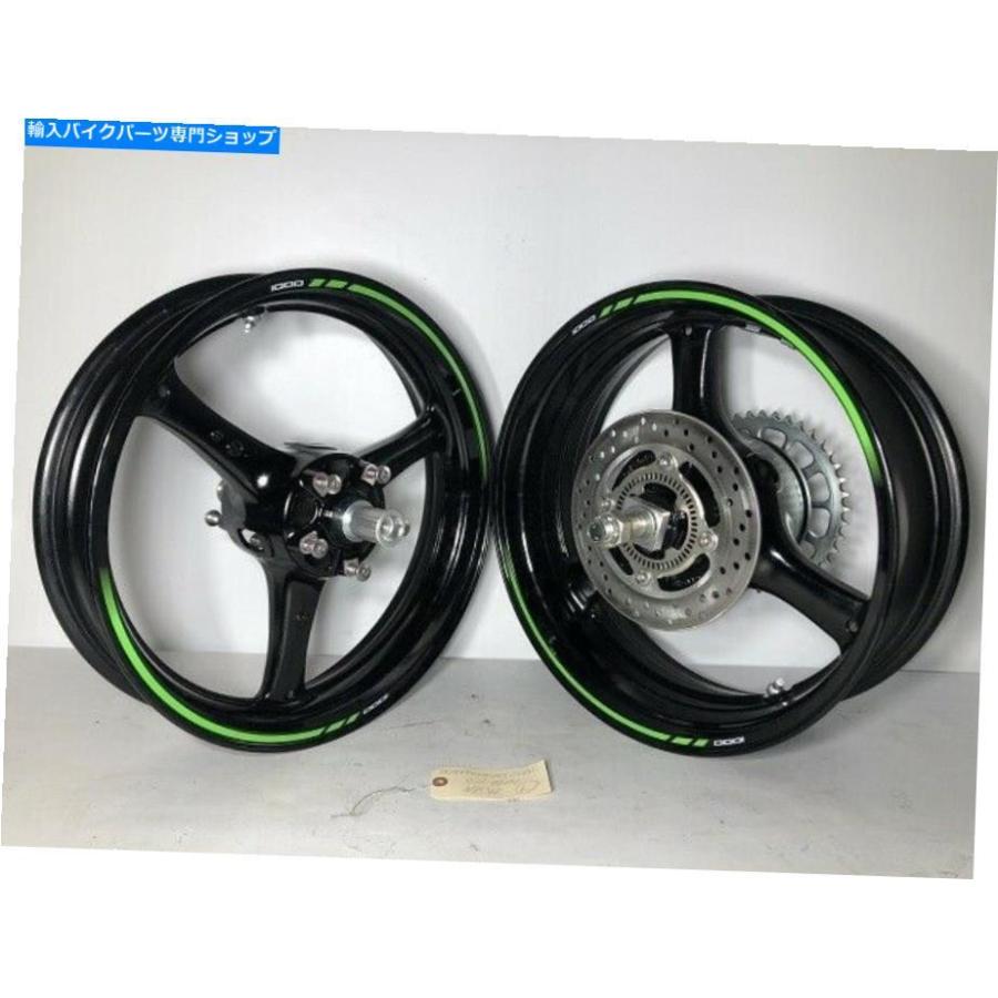 ホイール 2台の川崎ZX-10Rホイールフロント&リアリムアセンブリ ホイール 2台の川崎ZX-10Rホイールフロント&リアリムアセンブリ