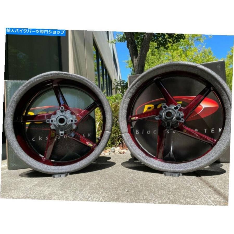 ホイール NEW NEW BST Red Carbon Figrals CBR1000RR 20172019 5スポーク無料船 NEW