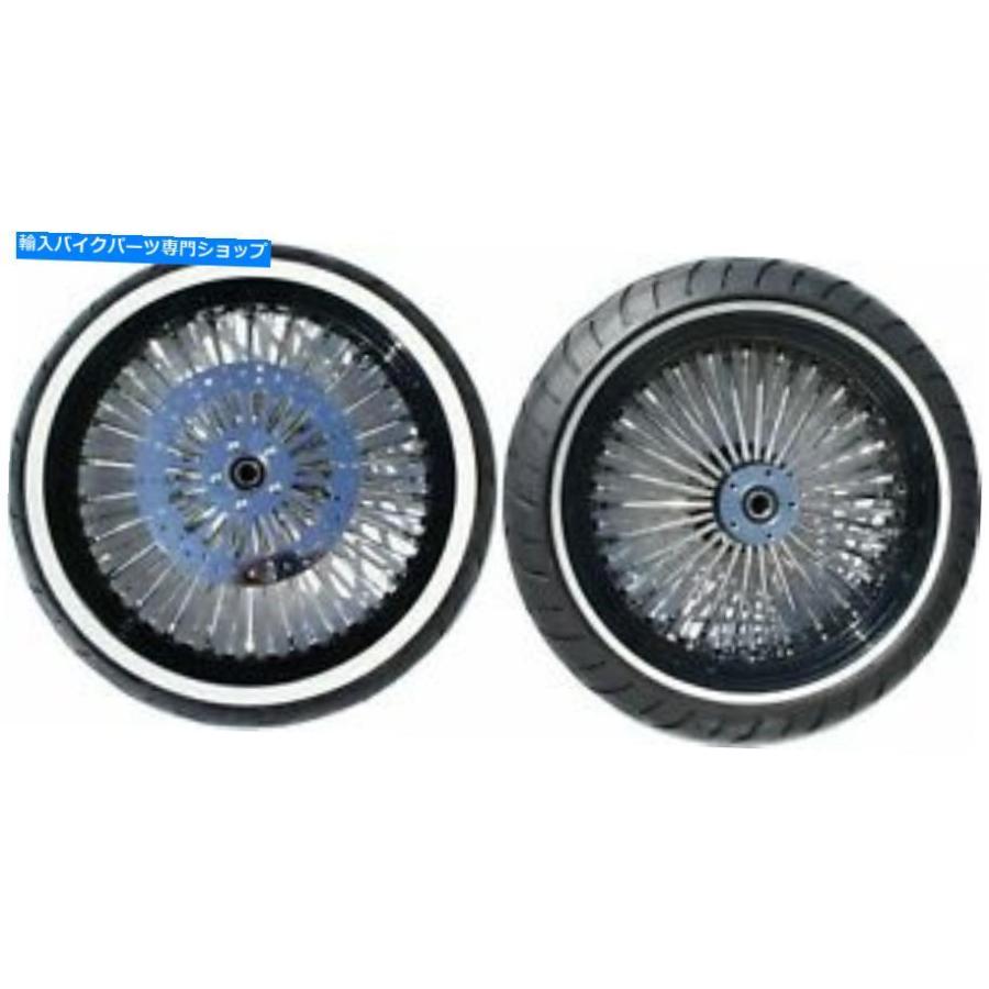 0 DNA Harley Mammoth Spoke Wheels 1 Tires Chrome Rotor Pulley