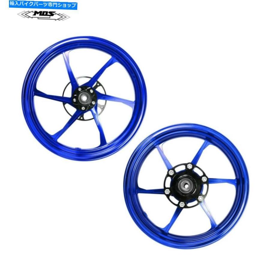 ホイール 川崎Z400ニンジャ400 18 - 21 ABS BLUE用鍛造アルミ合金ホイールリム Forged Aluminum Alloy Wheels Rims for Kawasaki Z400 Ninja 400 18 -