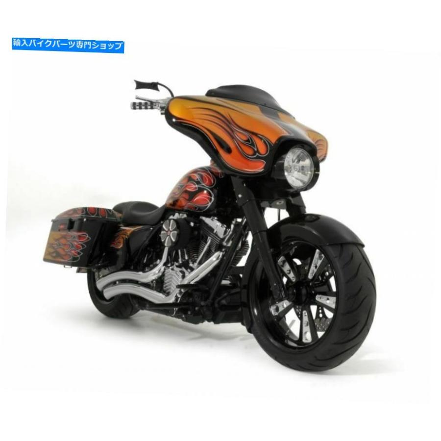 ホイール 完全な180 PitBull Wide Front Kit 00-13ハーレー