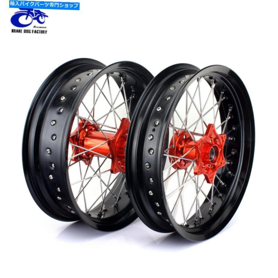 Supermoto Wheels EXC - SX Set Wheel KTM Complete Rim 17'' XCW EXC