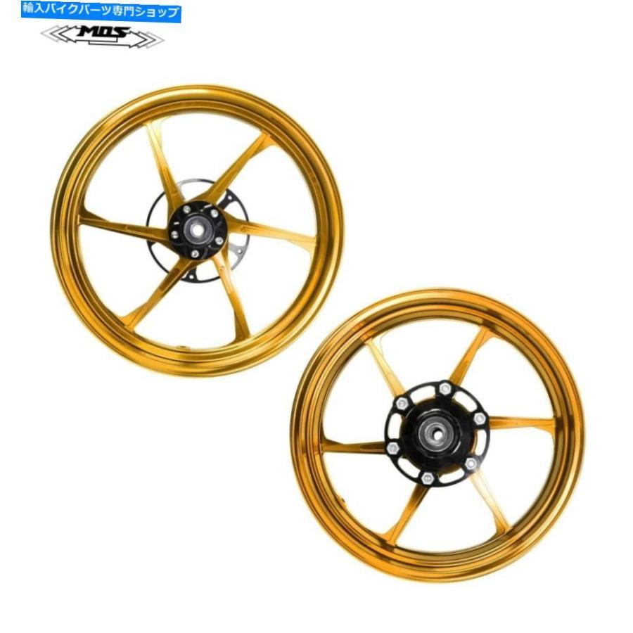 ホイール kawasaki z400忍者400 18 - 21 ABS Gold用鍛造アルミ合金ホイールリム Forged Aluminum Alloy Wheels Rims for Kawasaki Z400 Ninja 400 18