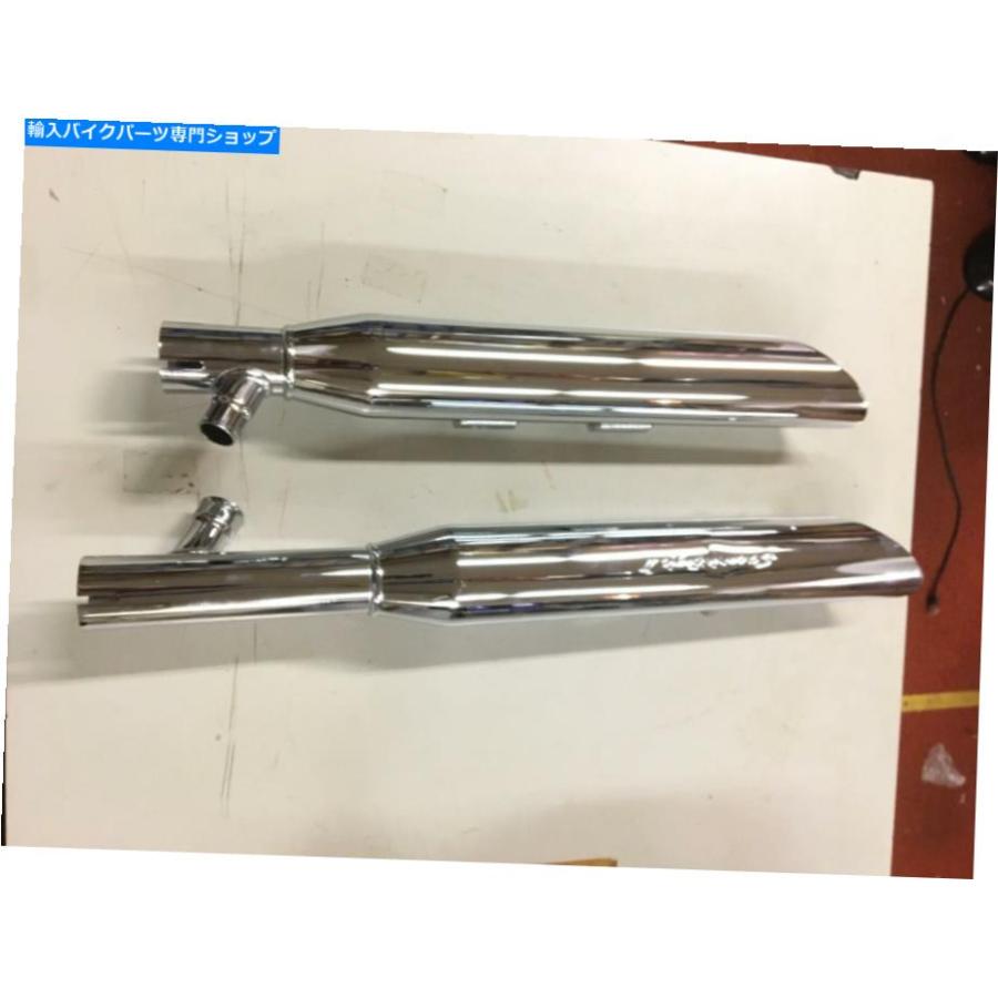 マフラー マフラーズハーレーファットボーイデュース2000 ^ Screamin Eagle 11スラッシュカット！ New Pair