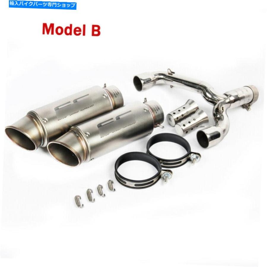 マフラー スズキGSR 400 600 BK 400 600のためのリンクチューブスリップを接続する排気管マフラー Exhaust Pipe