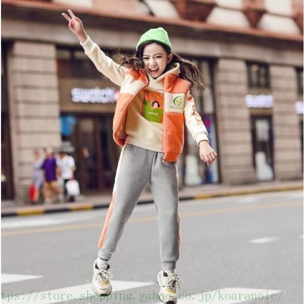 超特価激安 ジャージ キッズ 女子 上下 長袖 秋冬 秋着 ジュニア 3点セット 子供服 セットアップ Tシャツ 長ズボン トレーナー スポーツウェア 裏起毛 運動着 可愛い 新品 予約販売品 Www Jcptg Ac In