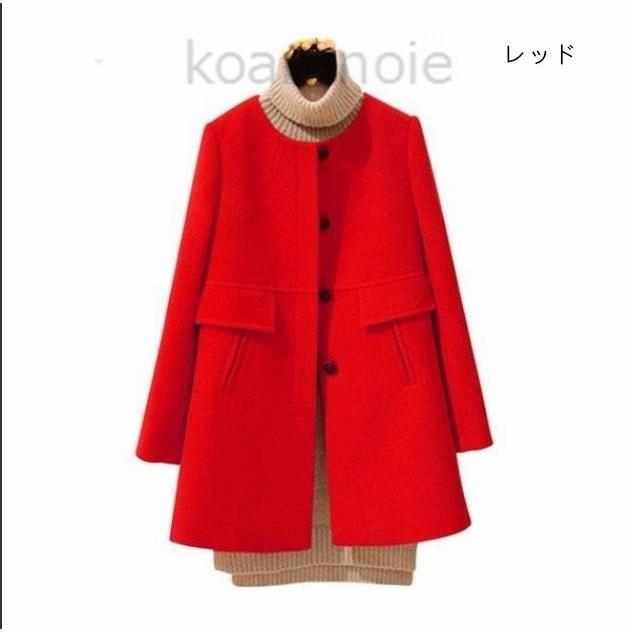 コート レディース チェスターコート ラシャ風 アウター ウール混コート スリット 冬 ベーシック オシャレ ショートコート 通勤 Ol 襟なし 30代 40代 G1230 コアラの家 通販 Yahoo ショッピング