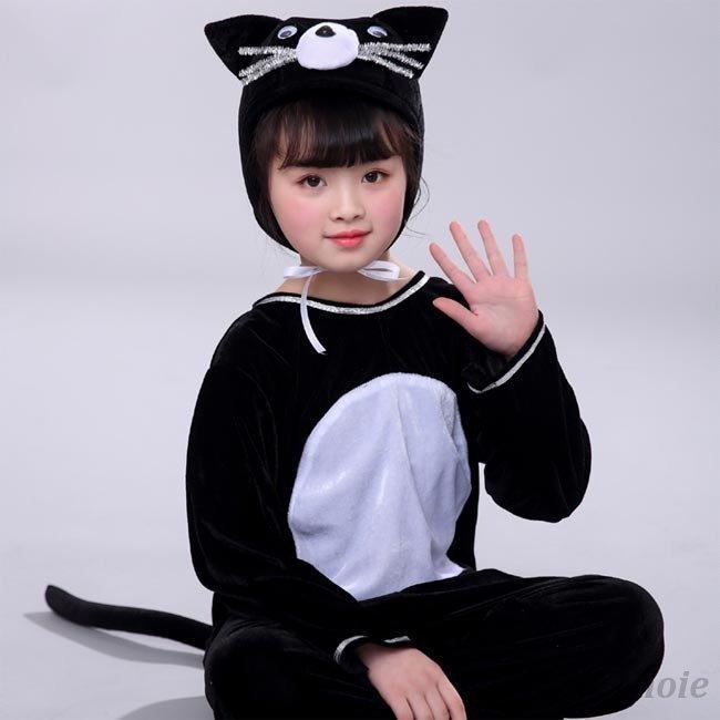 ネコ 仮装 キッズ コスチューム 着ぐるみ キャット 変装 3点セット ジュニア 舞台 衣装 子供 パフォーマンス 猫 Ko Bjt7771 コアラの家 通販 Yahoo ショッピング