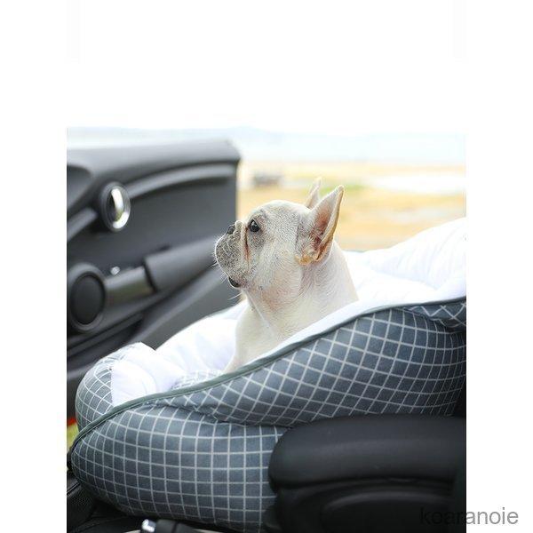 独創的 ペット用品 雑貨 ペット用ベッド クッション マット 車 ドライプ 固定 お出かけ 車移動 グレー ホワイト癒し オシャレ 雑貨 おしゃれ 中型 可愛い Kc65 在庫一掃 Missbargainhuntress Com