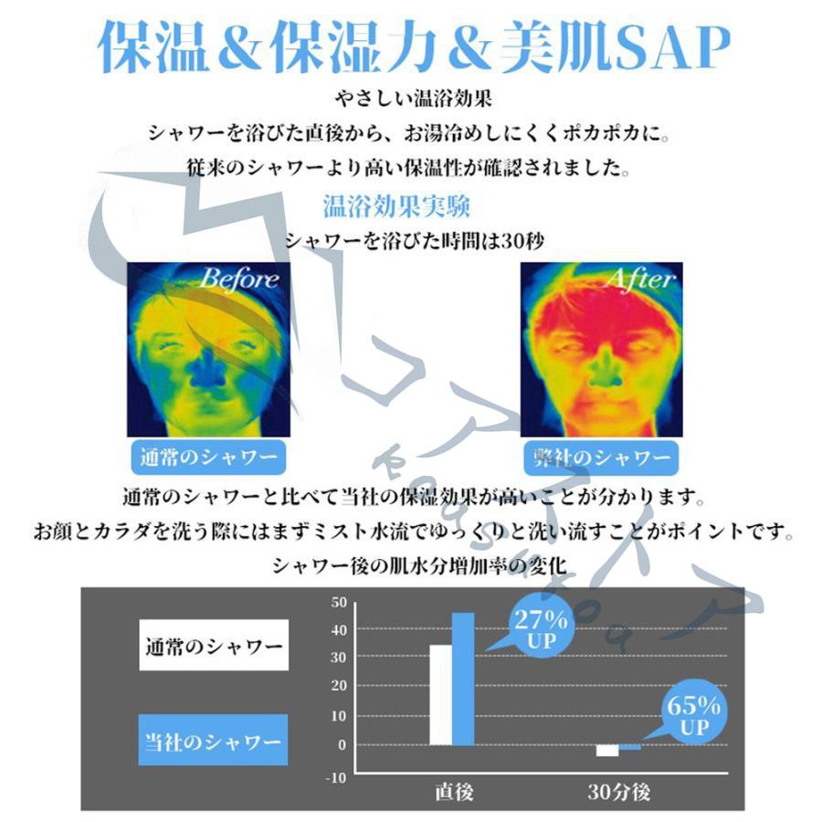 シャワーヘッド 節水 浄水 一時止水 塩素除去 ナノバブル 9段階モード 高水圧 ウルトラファインバブル 美肌 洗浄力 保温 保湿 浴室用具 送料無料｜koasutoa｜09