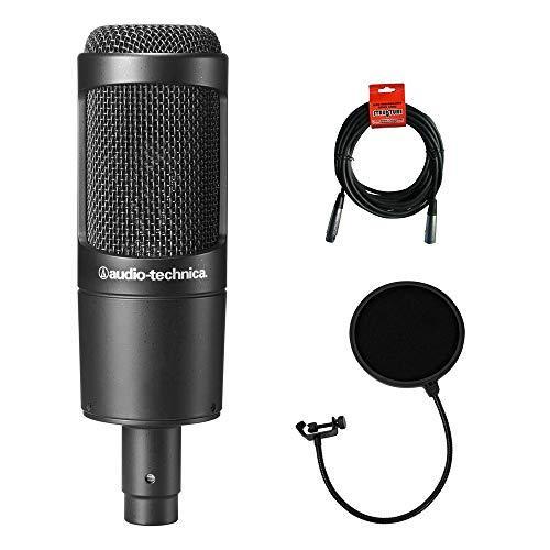 新作グッ Audio-Technica AT2035 w Bundle Microphone Condenser Studio Diaphragm Large その他レコーディング、PA器材