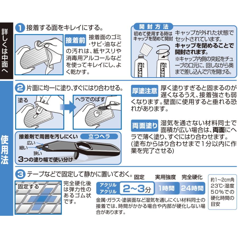 コニシ ボンド ウルトラ多用途ＳＵ クリヤー １０ｍｌ #04591｜kobakoya｜05