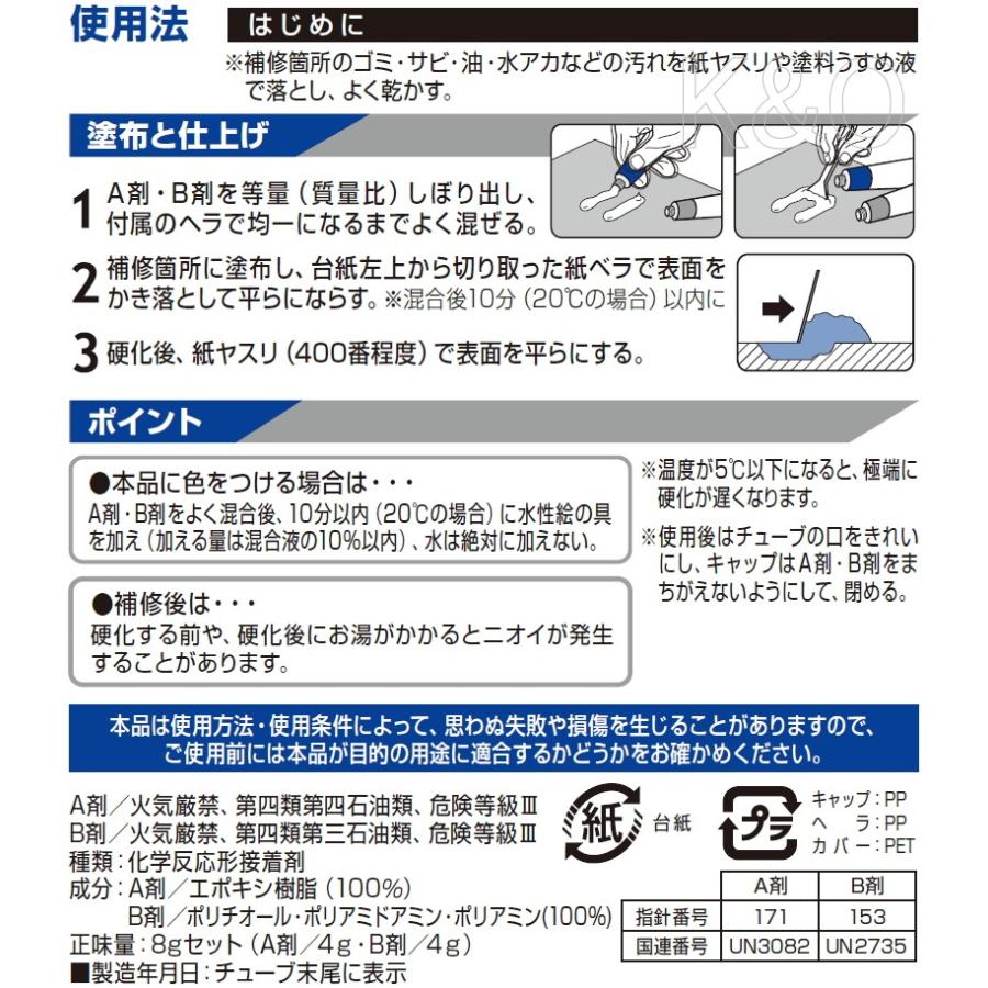 コニシ ボンド ホーロー補修用 ホワイト 8gセット #16621 : 小 コニシ ボンド ホーロー補修用 ホワイト 8gセット #16621 : 小