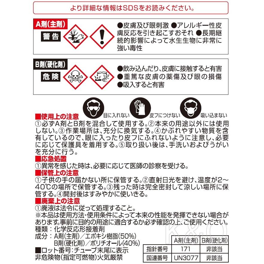 コニシ ボンド クイックメンダー【エポキシ接着剤】　１ｋｇセット #45517　ケース６個入り（お取り寄せ品）_4