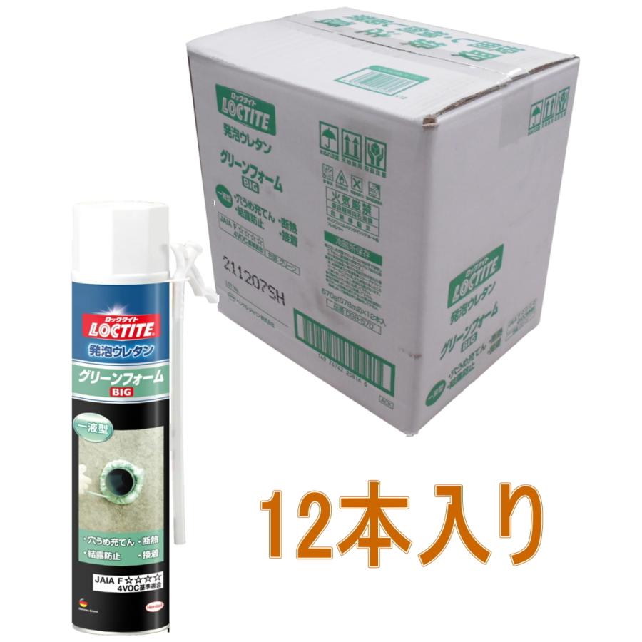 ヘンケルジャパン（ロックタイト） グリーンフォームビッグ　５７０ｇ DGB-570 ケース12本入り