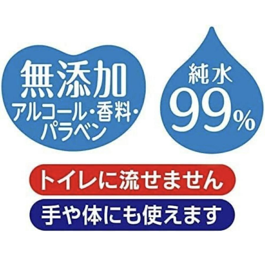 ムーニーおしりふき やわらか厚手 こすらずするりんっ 本体 60枚入　　ユニチャーム｜kobasakku｜05