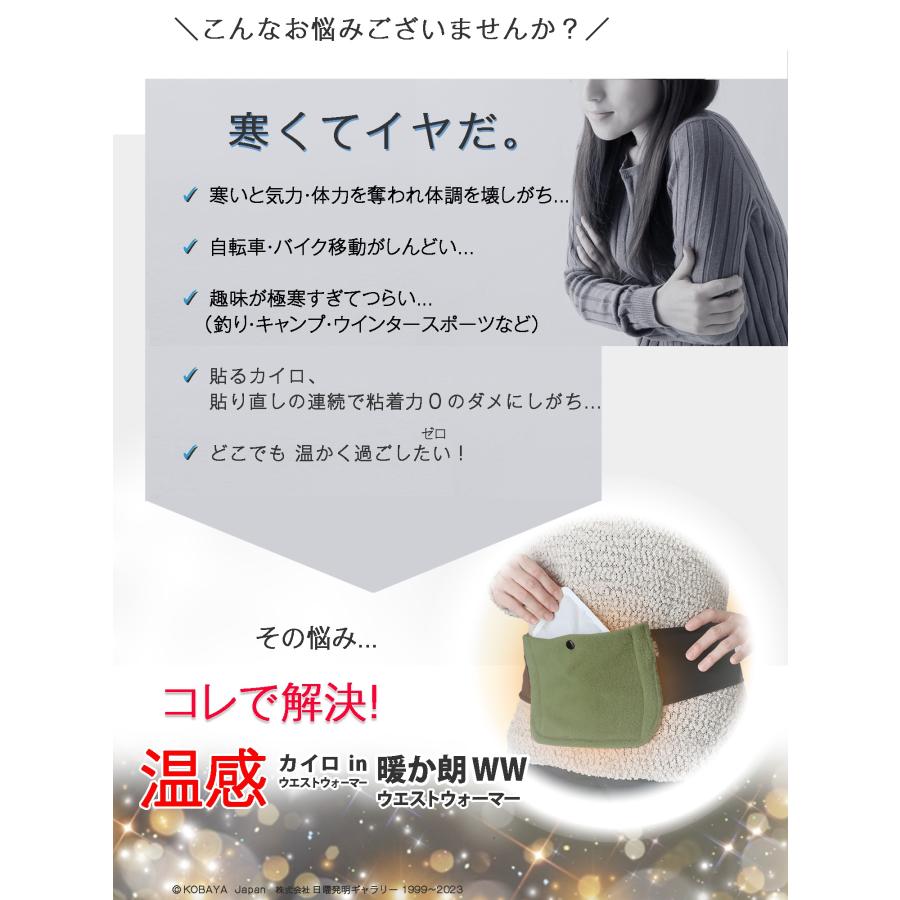温感のツボ お腹 腰 温め あったか カイロ in 遠赤外線 保温