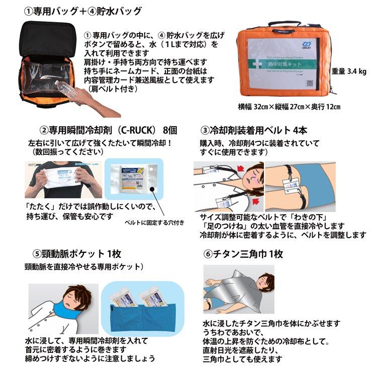 4月下旬入荷予定】coolbit クールビット 熱中対策キット 熱中症対策