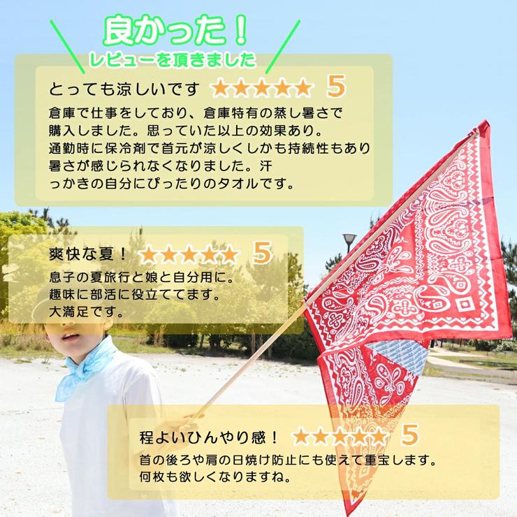 当店だけ！専用保冷剤付き ひんやり気持ちいい 冷却グッズ 首元 家族で