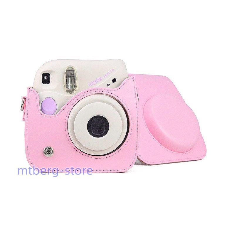 富士FUJIFILMインスタントカメラチェキinstax mini7+ 用レザーケース カバー ボディージャケット 収納ポーチ バッグ シンプル おしゃれ｜kobayashi-storetwo｜06