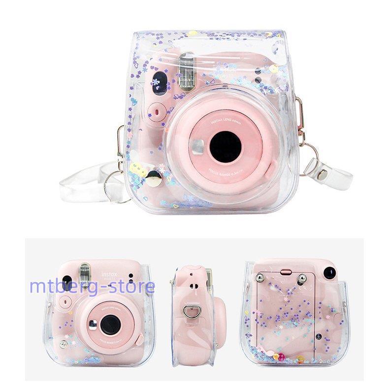 富士FUJIFILMインスタントカメラチェキinstax 11用収納ポーチ PVCケース カバー バッグ 保護 透明ケース mini9/8/8+ かわいい おしゃれ｜kobayashi-storetwo｜07