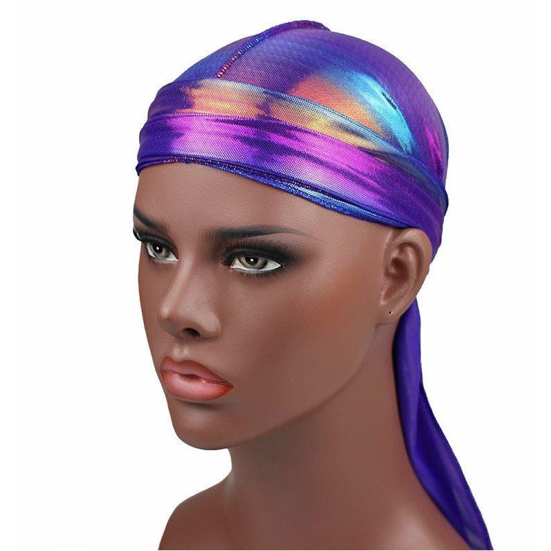 ドゥーラグ DURAG ストレッチサテン 光沢 ヒップホップ B系 帽子 ターバン バンダナ インナーキャップ 海賊帽 ストリート ダンス 無地｜kobayashi-storetwo｜06