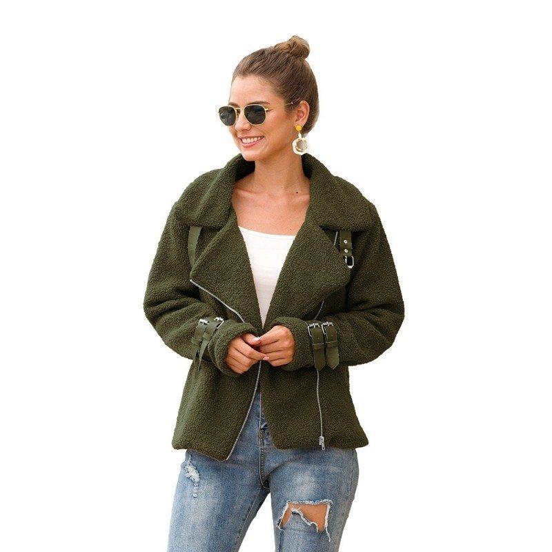 完成品-ジャケ•ット ボア ライダース アウター S-3XL ショート丈