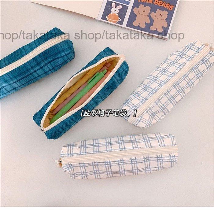 ペンケース 筆箱 大容量 チェック柄 かわいい シンプル 筆 筆ポーチ 小物入れ おしゃれ ファスナー 女子 男子 オフィス 中学生 高校生 ペン ケース Kb176a11f7ba 小林ストア二号店 通販 Yahoo ショッピング