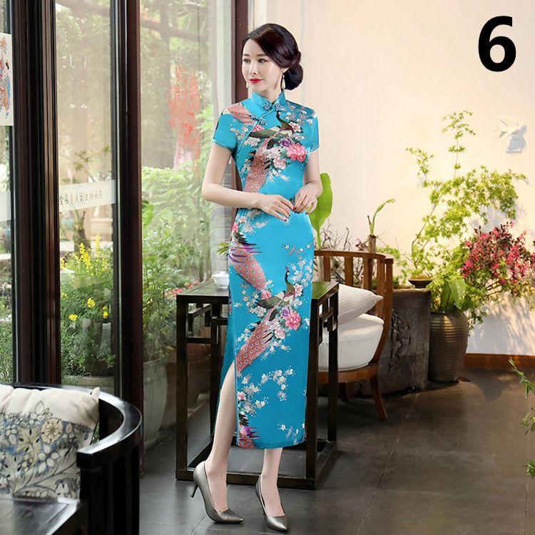 最大83%OFFクーポン チャイナドレス 花柄 ドレス 結婚式 チーパオ