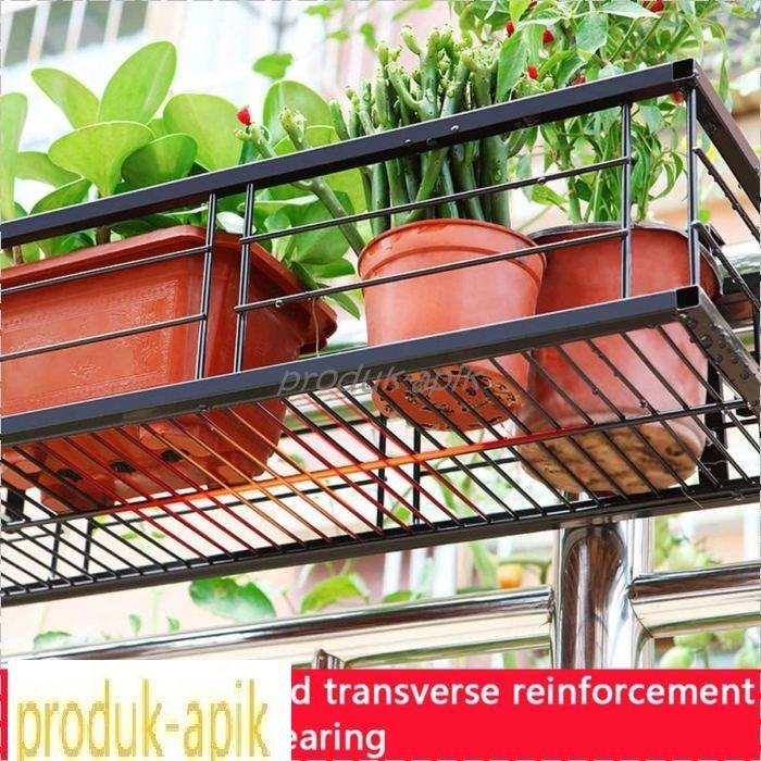 植物コンテナバルコニーハンギングフラワーラックスタンド