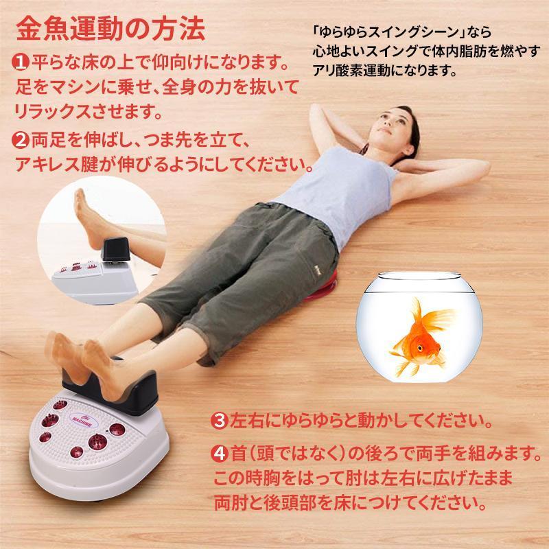 金魚運動 ダイエットマシーン 有酸素運動】 『ゆらゆらスイング