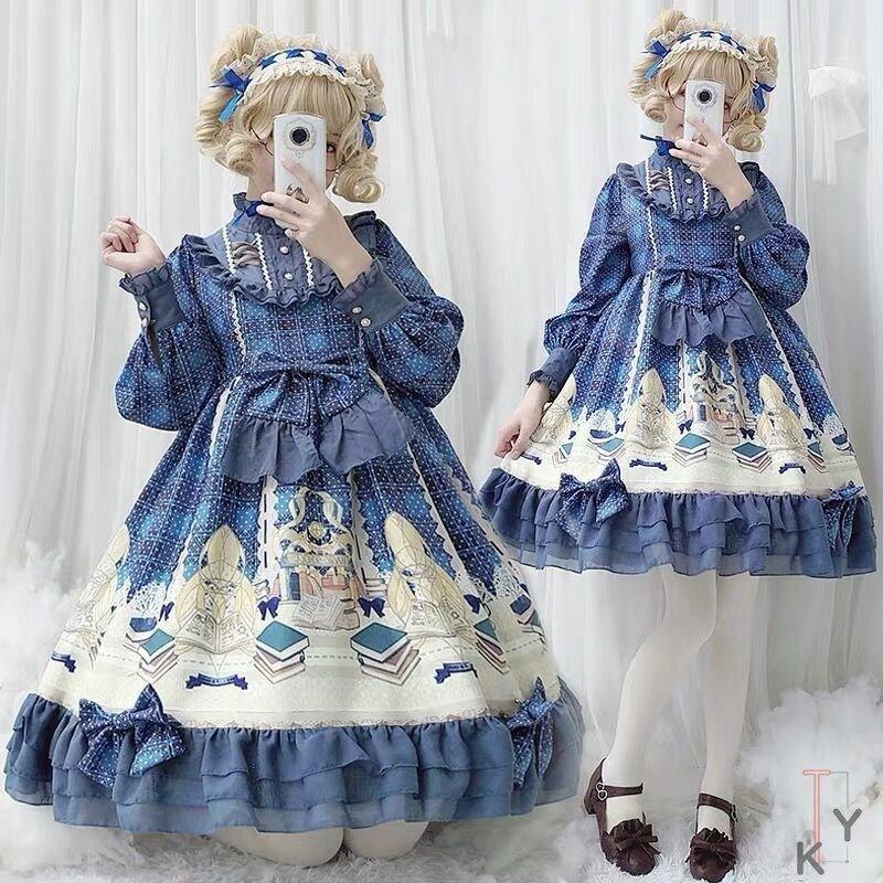 萌え萌え系 メイド服 Lolita ワンピース かわいい ワンピース ワンピース 森ガール 女装 Newsec0024 Qdtbkeidps 小林ストア二号店 ワンピース 女装 ドレス アニメ Cosplay ロリータ コスプレ 学生服