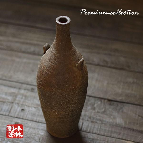 花器 越前焼 手作り花瓶 淡竹窯 武澤信雄 作 S-87 半額処分 : 小林陶芸