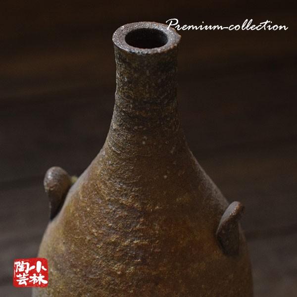 越前焼　花瓶 e25-o002] 【越前焼】古越前風壺 木 国成窯【インテリア 花入れ
