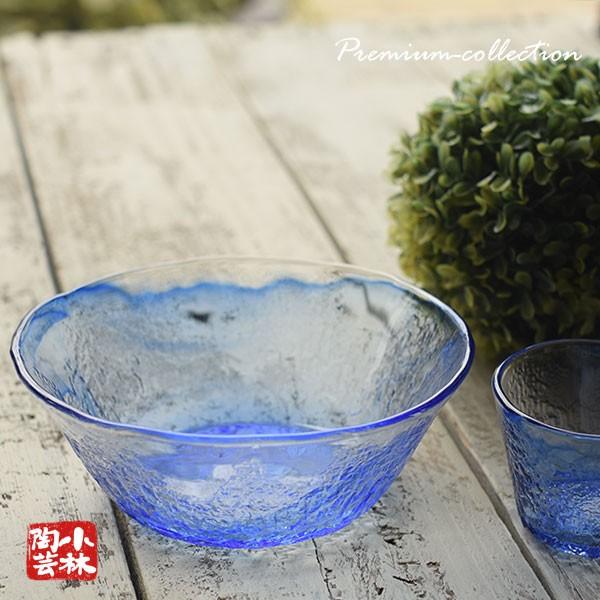ガラス食器 流蒼 そうめん鉢 そうめん器 中鉢 : 小林陶芸 - 通販