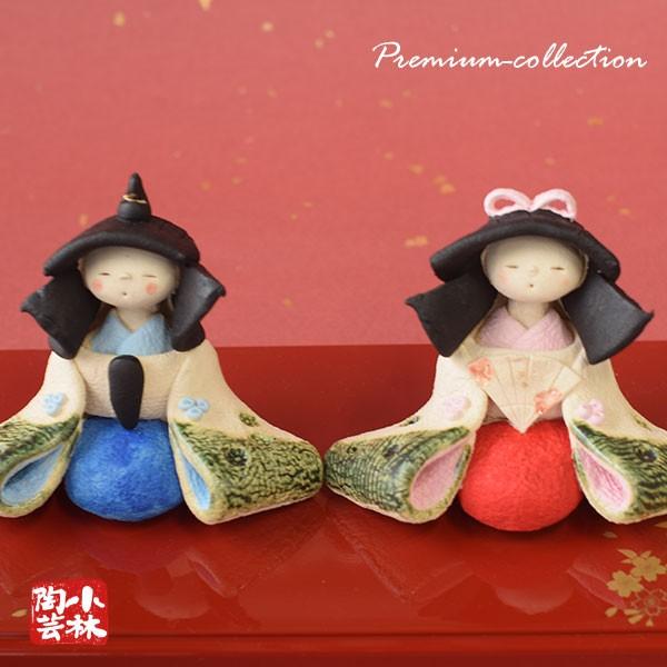 陶器製人形 やきもの人形 雛人形 敷き板付 陶器製 : 小林陶芸 - 通販 - Yahoo