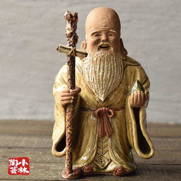 やきもの人形 七福神 福禄寿 陶器製 曾風作 : 小林陶芸 - 通販 やきもの人形 七福神 福禄寿 陶器製 曾風作 : 小林陶芸 - 通販