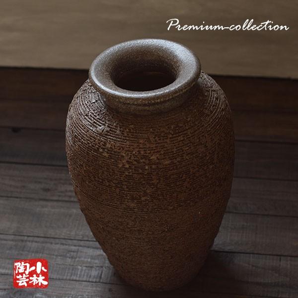 信楽焼 花器 花瓶 手作り水盤 信楽焼 花瓶 S-51 :kaki-041:小林陶芸 通販 信楽焼 花器・花瓶