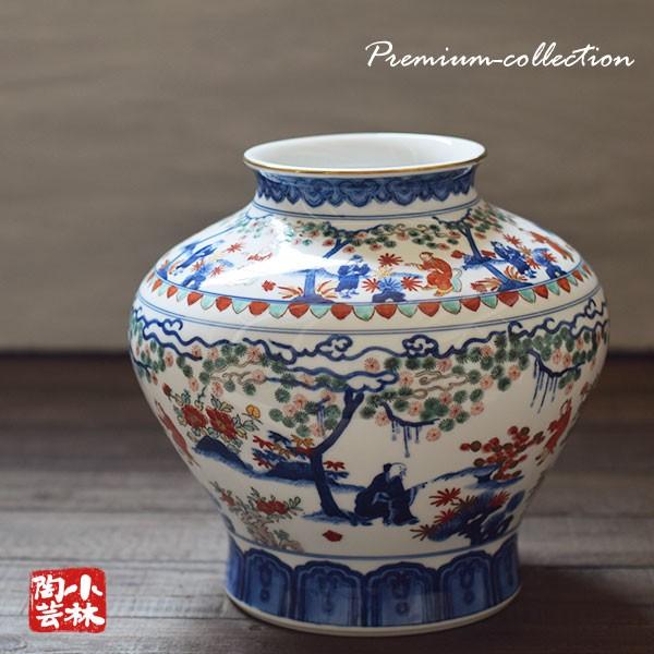 景徳鎮黒花柄 大丼 ラーメン鉢 骨董 ヴィンテージ レア アンティーク2