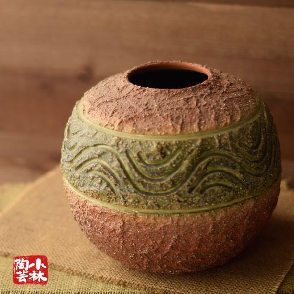 日本製 信楽焼 花器 花瓶 水盤 投げ入れ R34 偉大な Aleefsurgical Com